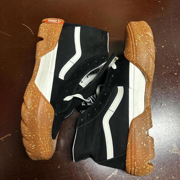 VANS SK8 Hi Tapered Modular Black Swap It Shoes Canvas Men's size 10 - Picture 3 of 7